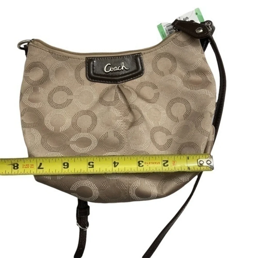 Coach Ashley op c brown crossbody bag